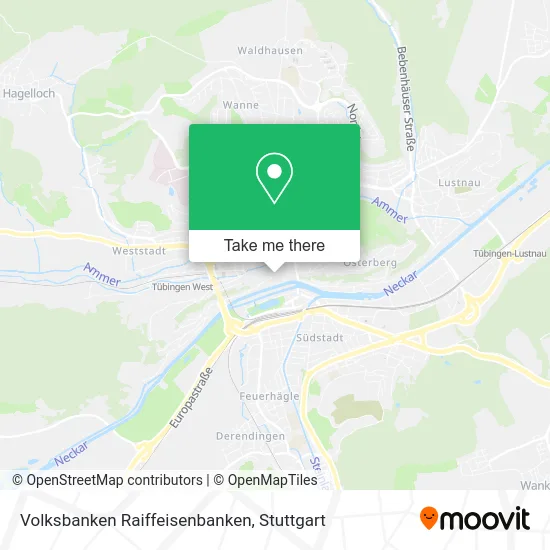 Volksbanken Raiffeisenbanken map
