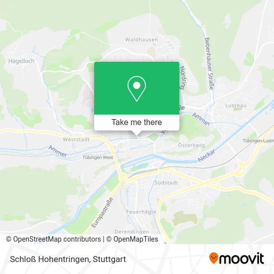 Карта Schloß Hohentringen