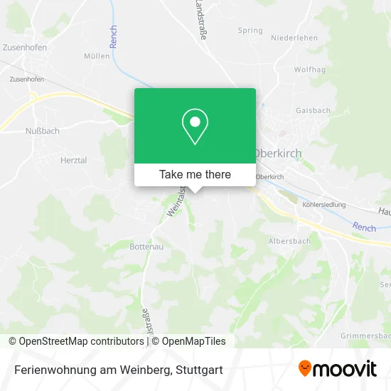 Карта Ferienwohnung am Weinberg