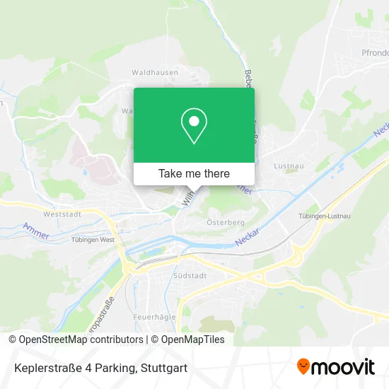 Карта Keplerstraße 4 Parking
