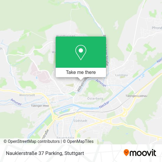 Nauklerstraße 37 Parking map
