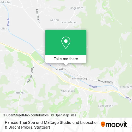 Карта Pansee Thai Spa und Maßage Studio und Liebscher & Bracht Praxis