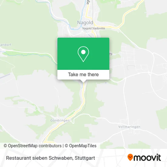 Карта Restaurant sieben Schwaben