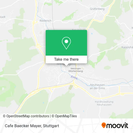 Cafe Baecker Mayer map