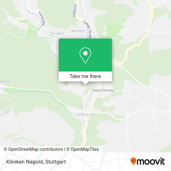 Карта Kliniken Nagold