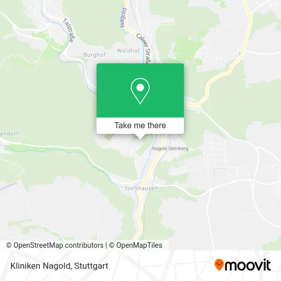 Карта Kliniken Nagold