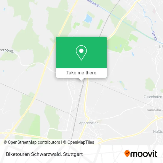 Карта Biketouren Schwarzwald