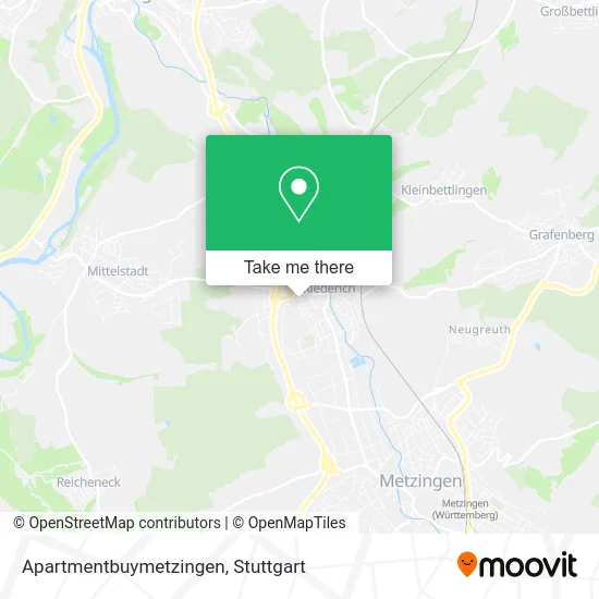 Карта Apartmentbuymetzingen