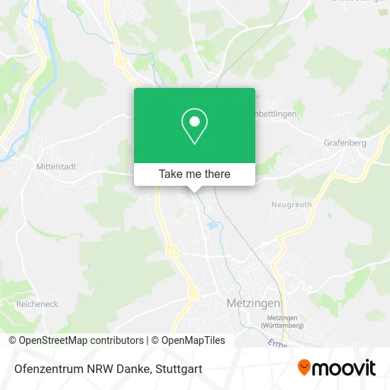 Карта Ofenzentrum NRW Danke