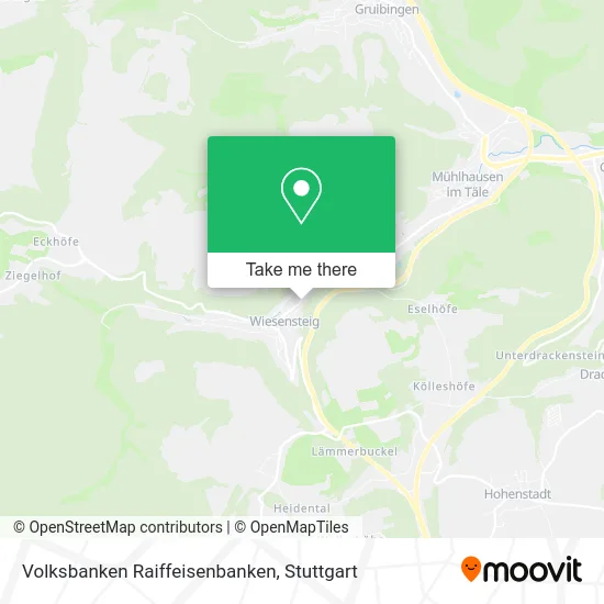 Volksbanken Raiffeisenbanken map