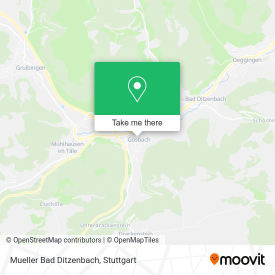 Карта Mueller Bad Ditzenbach