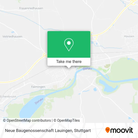 Карта Neue Baugenossenschaft Lauingen