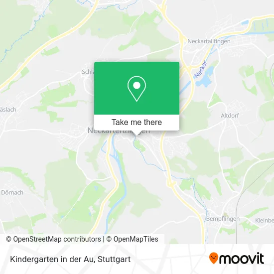 Карта Kindergarten in der Au