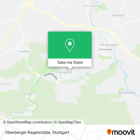 Карта Oberberger Kegelstüble