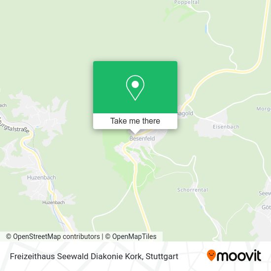 Карта Freizeithaus Seewald Diakonie Kork
