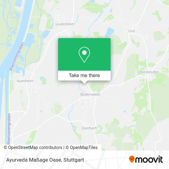 Карта Ayurveda Maßage Oase