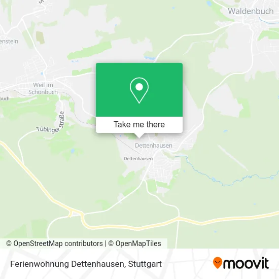 Карта Ferienwohnung Dettenhausen