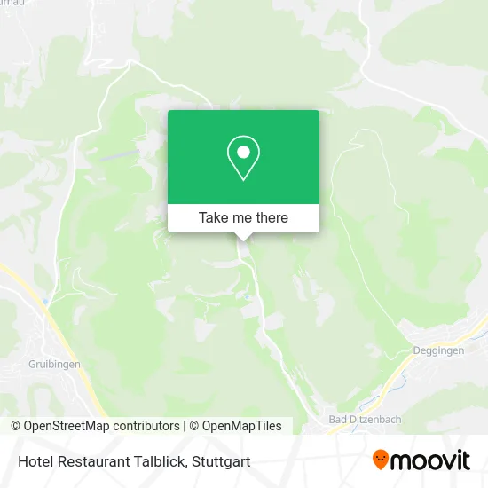 Hotel Restaurant Talblick map