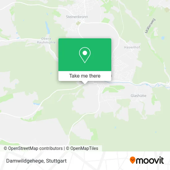 Карта Damwildgehege