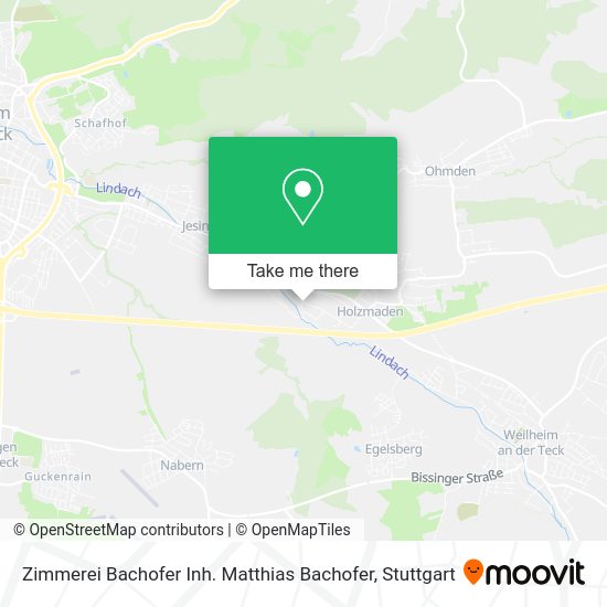 Карта Zimmerei Bachofer Inh. Matthias Bachofer