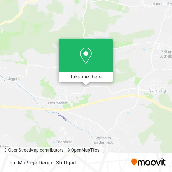 Карта Thai Maßage Deuan