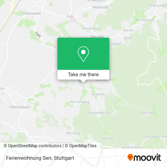 Карта Ferienwohnung Serr