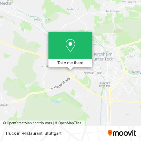 Карта Truck in Restaurant