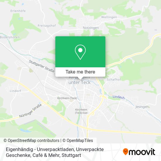 Карта Eigenhändig - Unverpacktladen, Unverpackte Geschenke, Café & Mehr