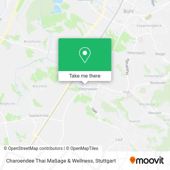 Карта Charoendee Thai Maßage & Wellness