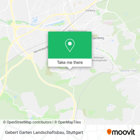 Карта Gebert Garten Landschaftsbau