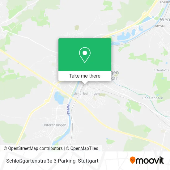 Карта Schloßgartenstraße 3 Parking