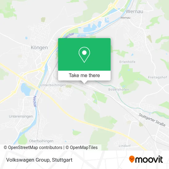 Карта Volkswagen Group