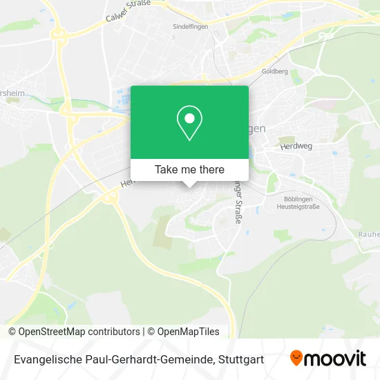 Карта Evangelische Paul-Gerhardt-Gemeinde