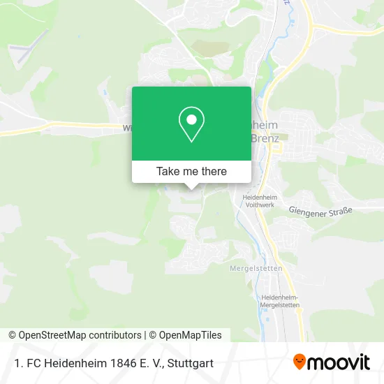 Карта 1. FC Heidenheim 1846 E. V.