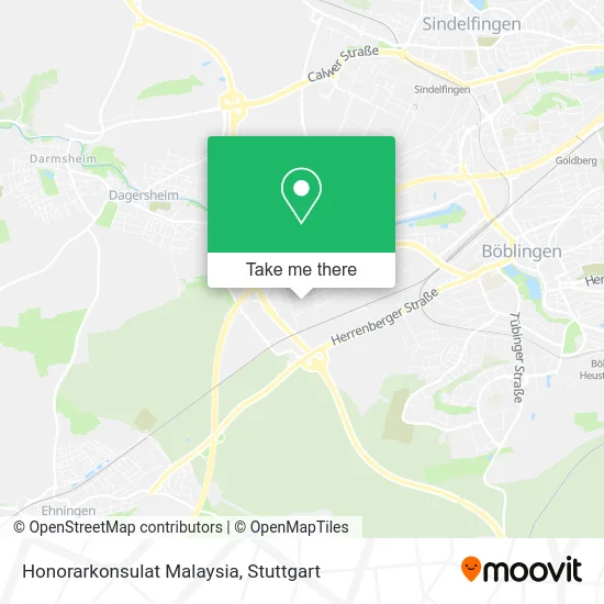 Карта Honorarkonsulat Malaysia