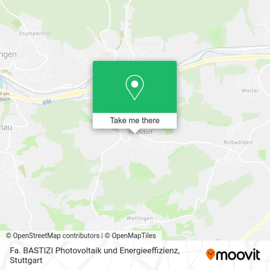 Карта Fa. BASTIZI Photovoltaik und Energieeffizienz