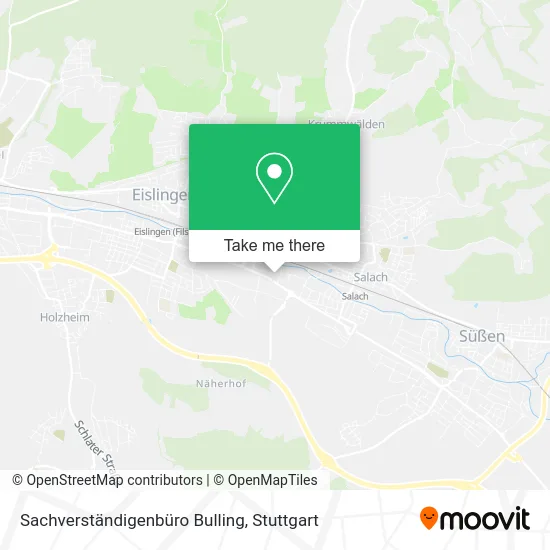 Карта Sachverständigenbüro Bulling
