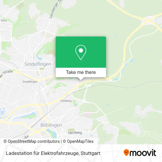 Карта Ladestation für Elektrofahrzeuge