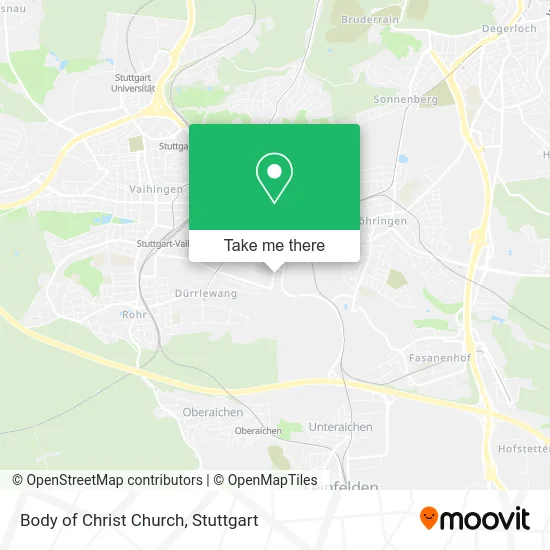 Карта Body of Christ Church