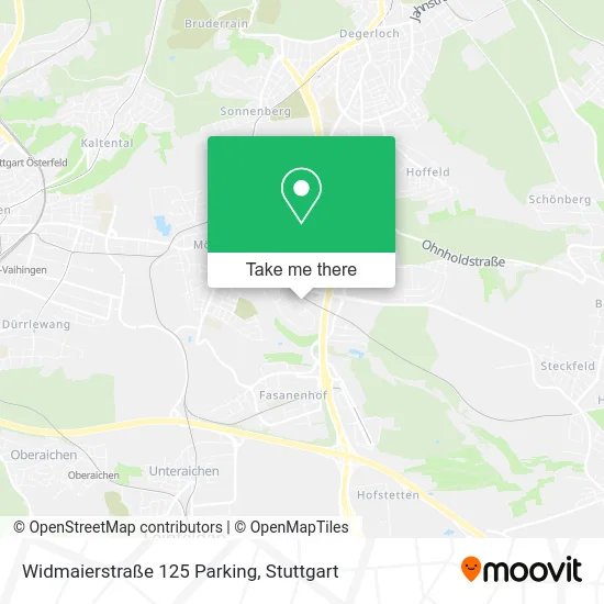 Карта Widmaierstraße 125 Parking