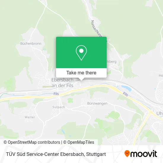Карта TÜV Süd Service-Center Ebersbach