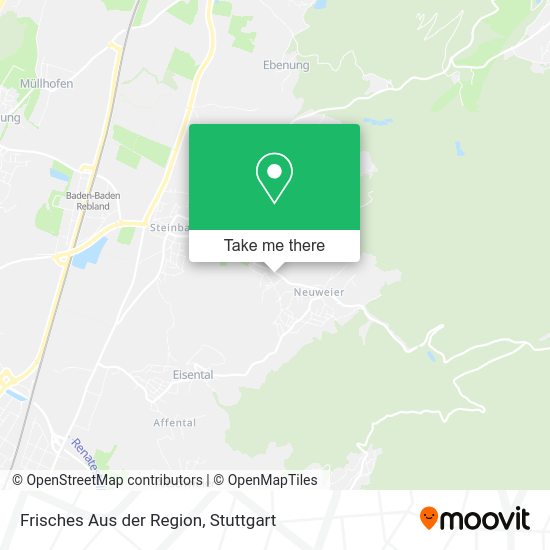 Карта Frisches Aus der Region