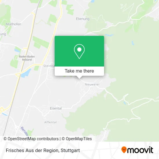 Карта Frisches Aus der Region