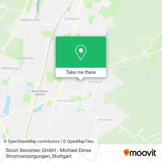 Карта Sicon Socomec GmbH - Michael Dinse Stromversorgungen