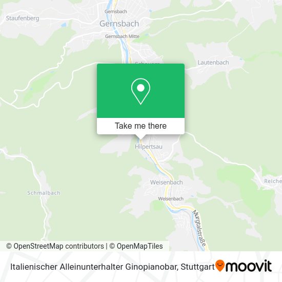 Карта Italienischer Alleinunterhalter Ginopianobar