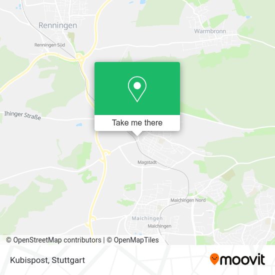 Карта Kubispost