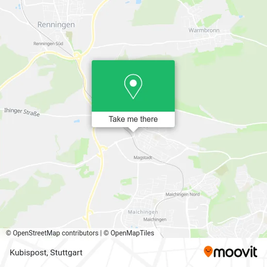 Карта Kubispost