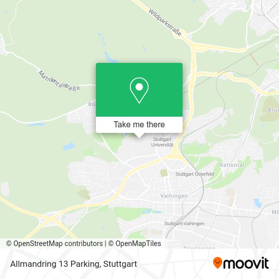 Карта Allmandring 13 Parking