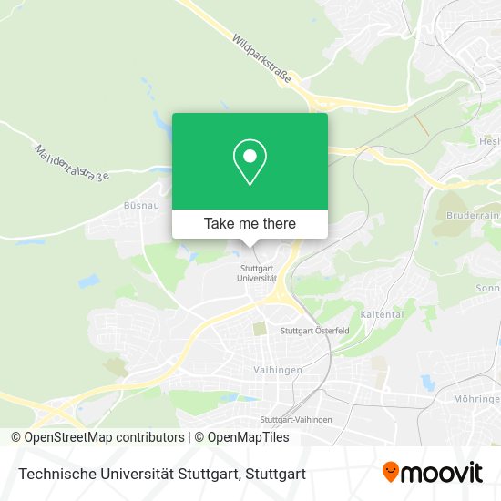 Карта Technische Universität Stuttgart