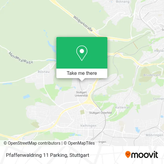 Pfaffenwaldring 11 Parking map